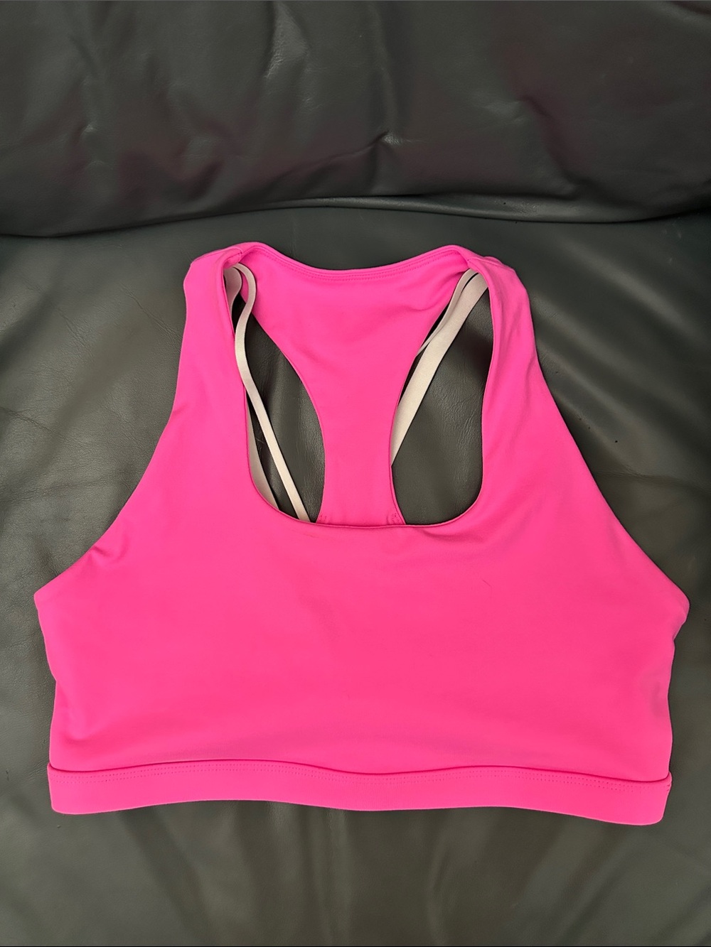 Fabletics Hot Pink Racerback Sports Bralette